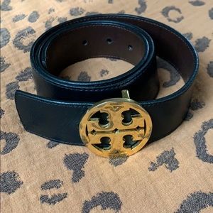 Tory Burch Logo Reversible Belt